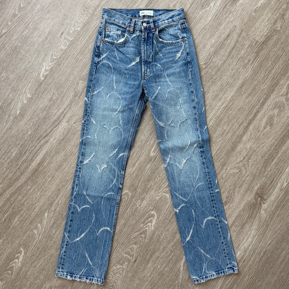 Zara Heart Jeans
